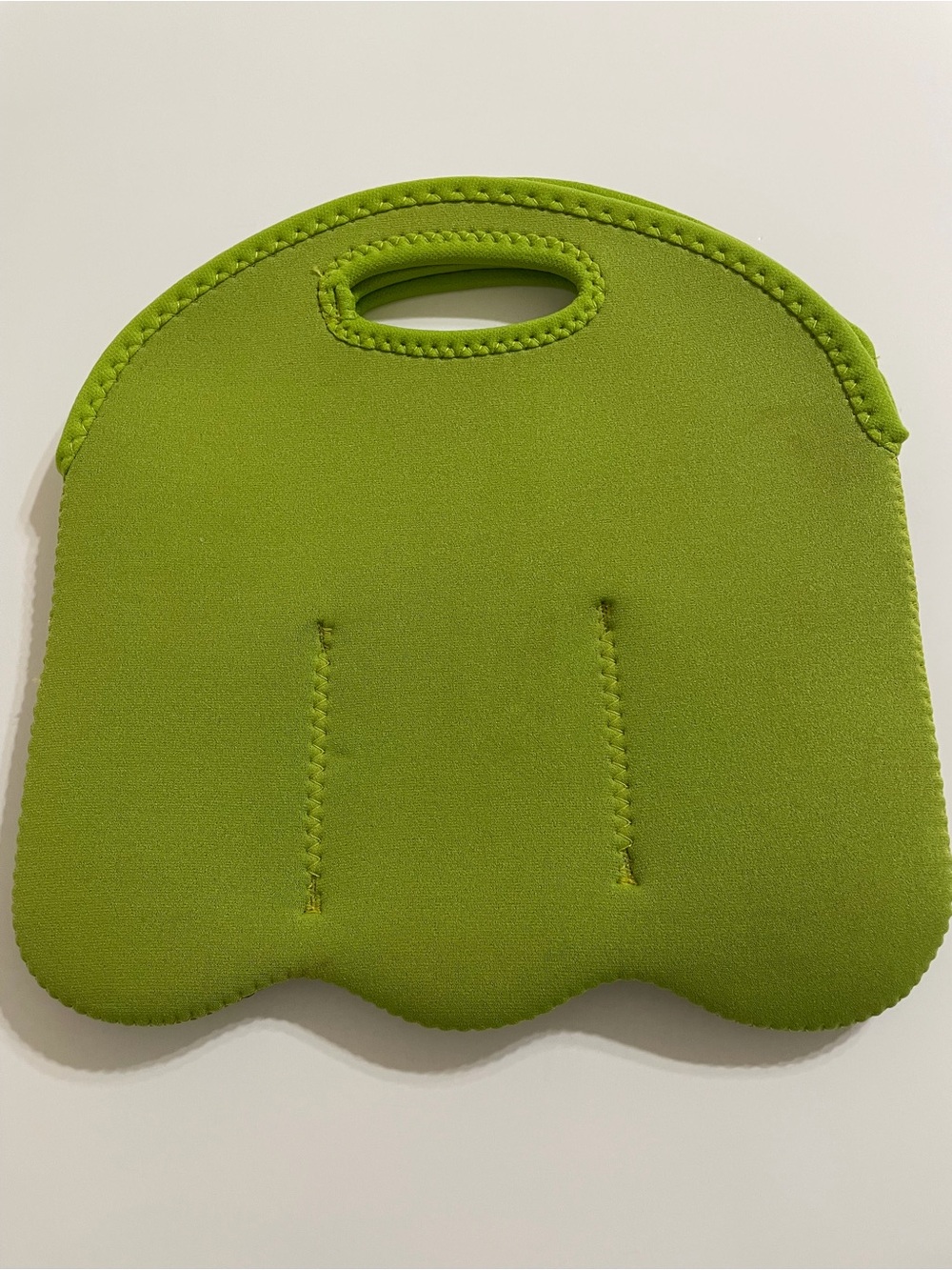 Built NY Green Neoprene Water Bottle Tote Holds Up To Six Bottles Hot/Cold